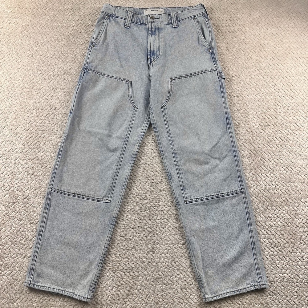 Hollister Double Knee Carpenter‎ Baggy Men's 30x32 Distressed Street Work Grunge